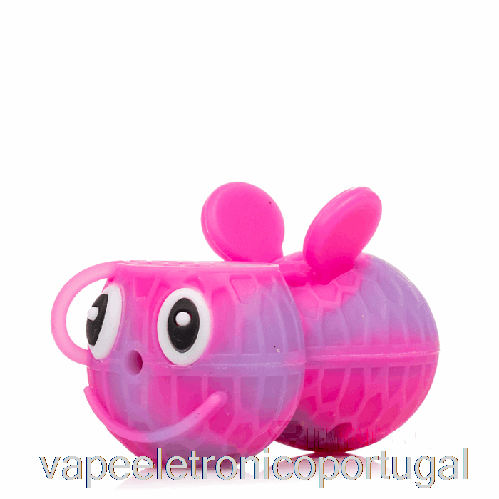 Vape Eletrônico Stratus Colher De Silicone Em Formato De Abelha Chiclete (magenta/roxo)